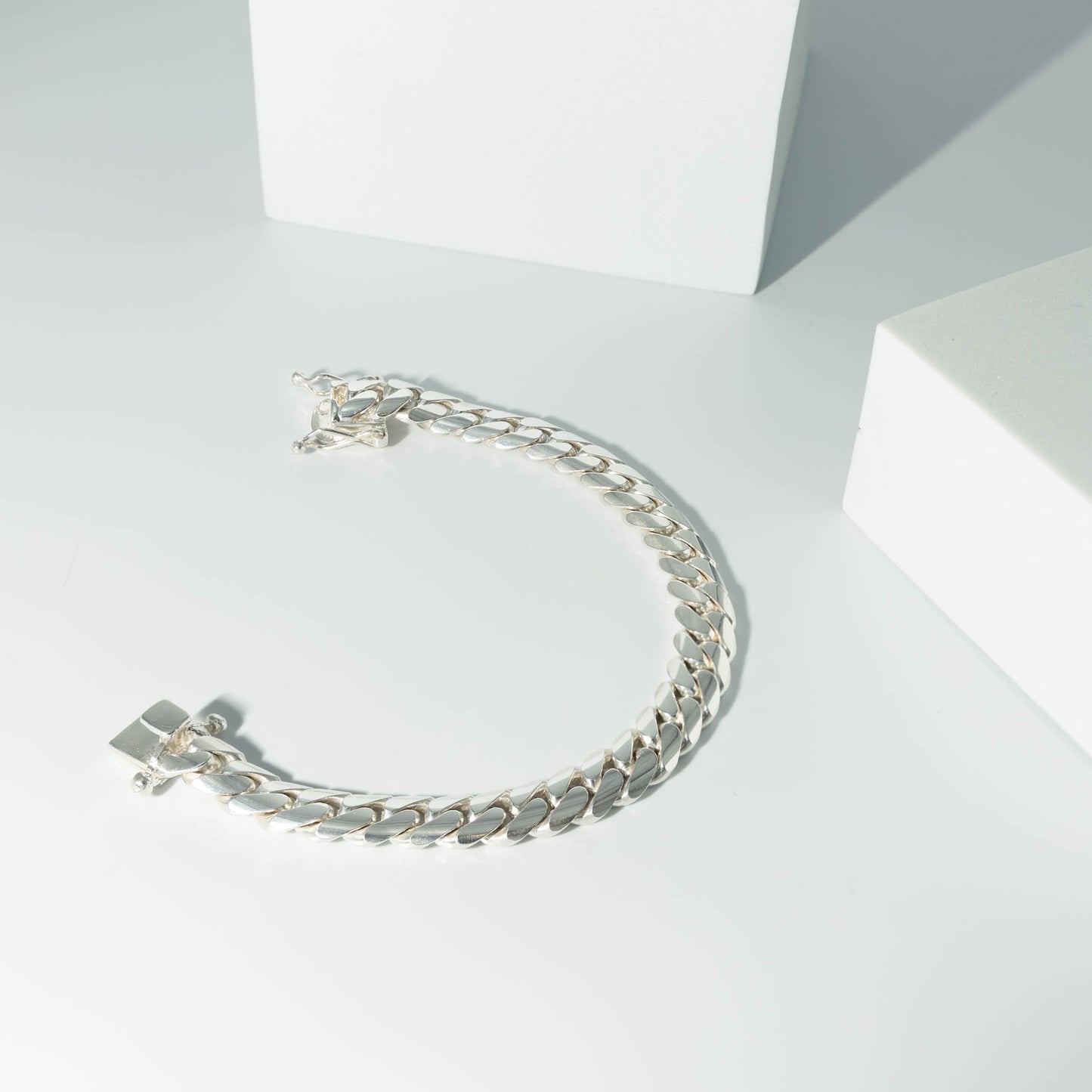 999 Handmade Silver Miami Cuban Bracelet 10mm