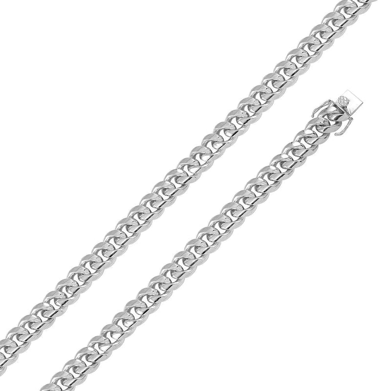 Silver Miami Cuban Chain 13mm