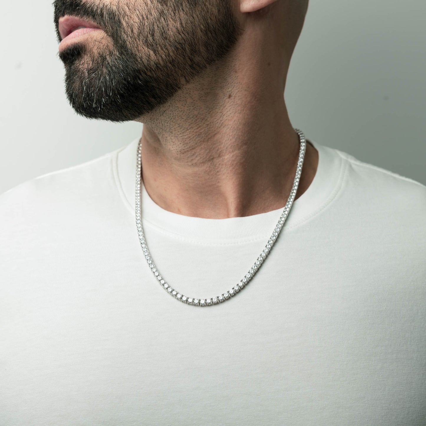 4mm Tennis Chain Moissanite