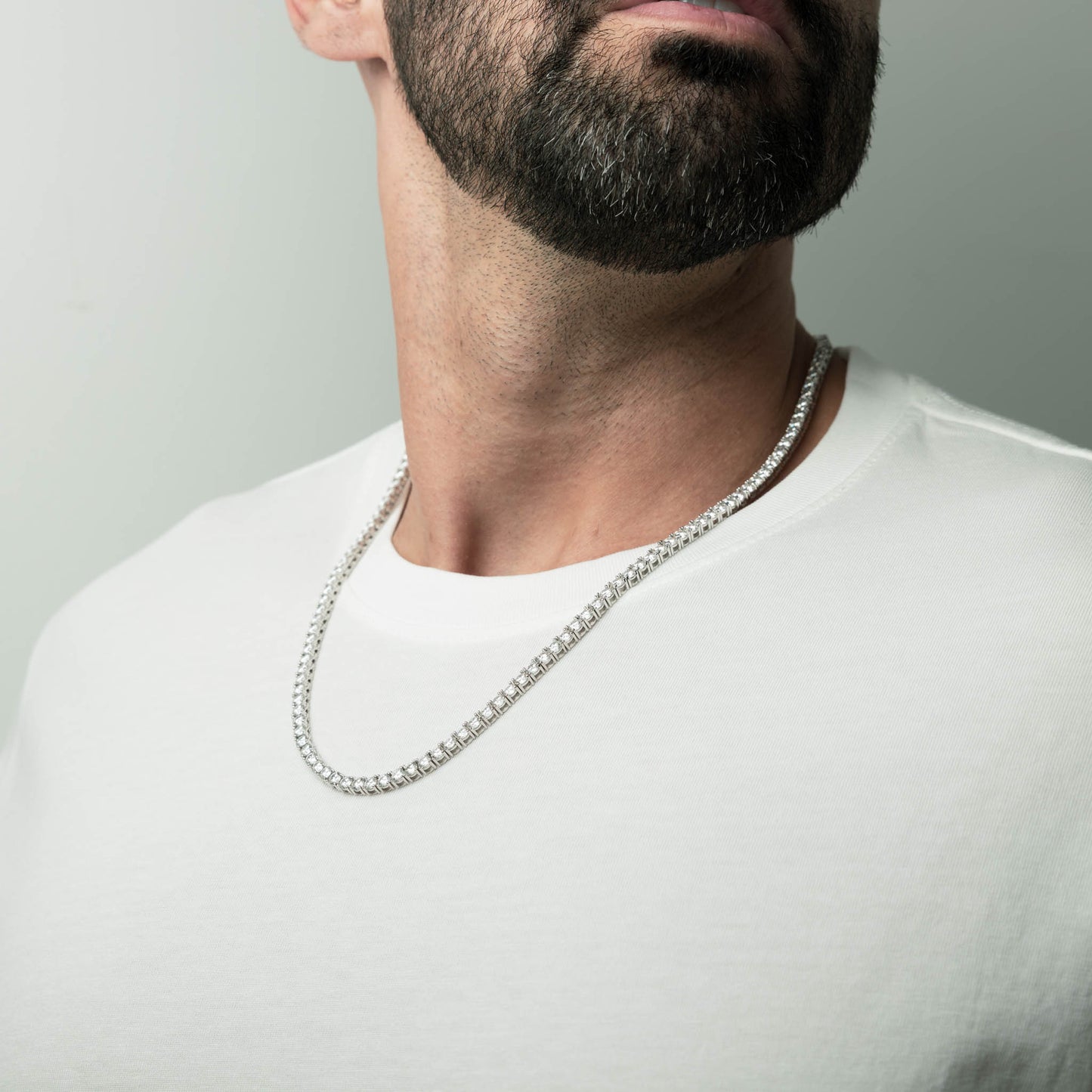 4mm Tennis Chain Moissanite