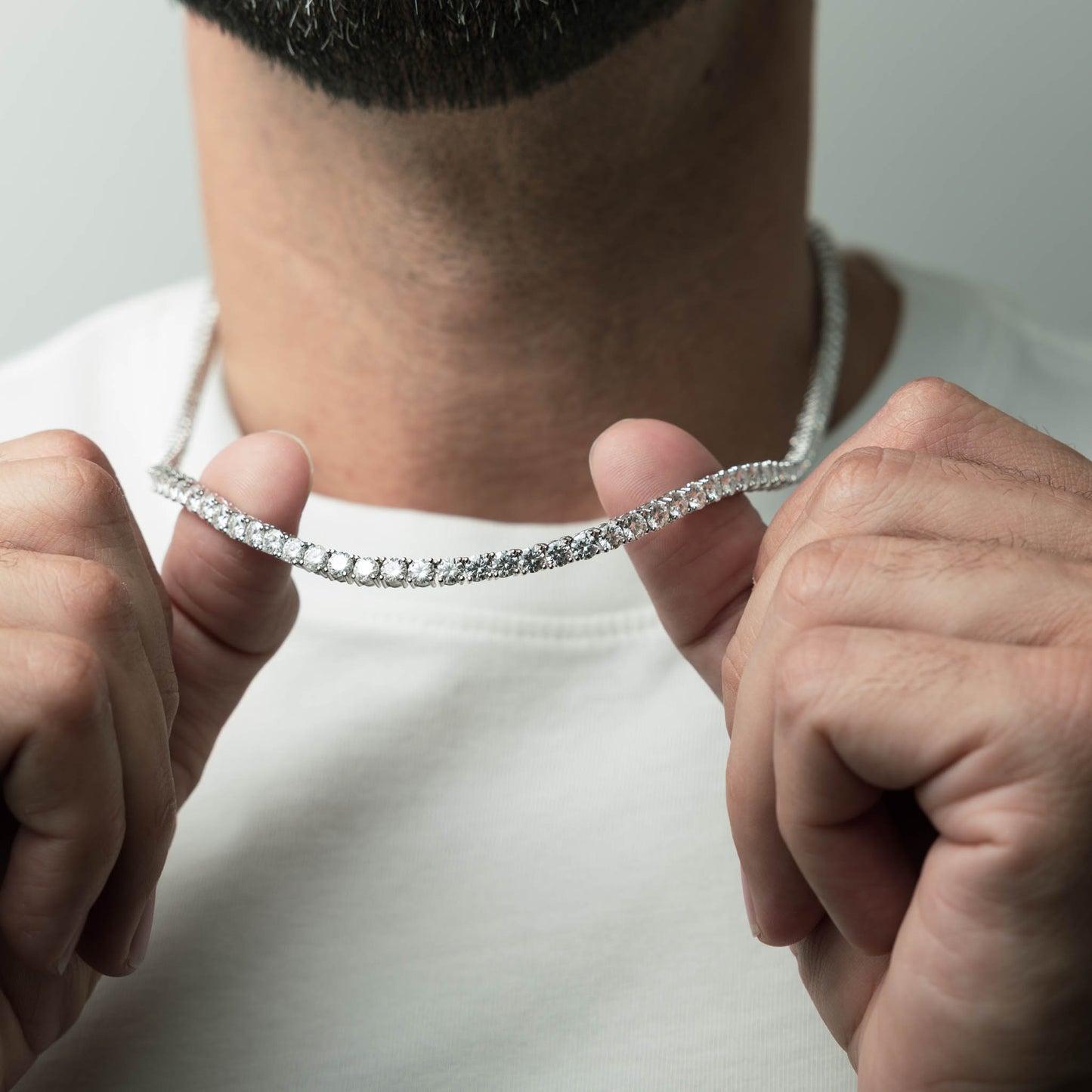 4mm Tennis Chain Moissanite