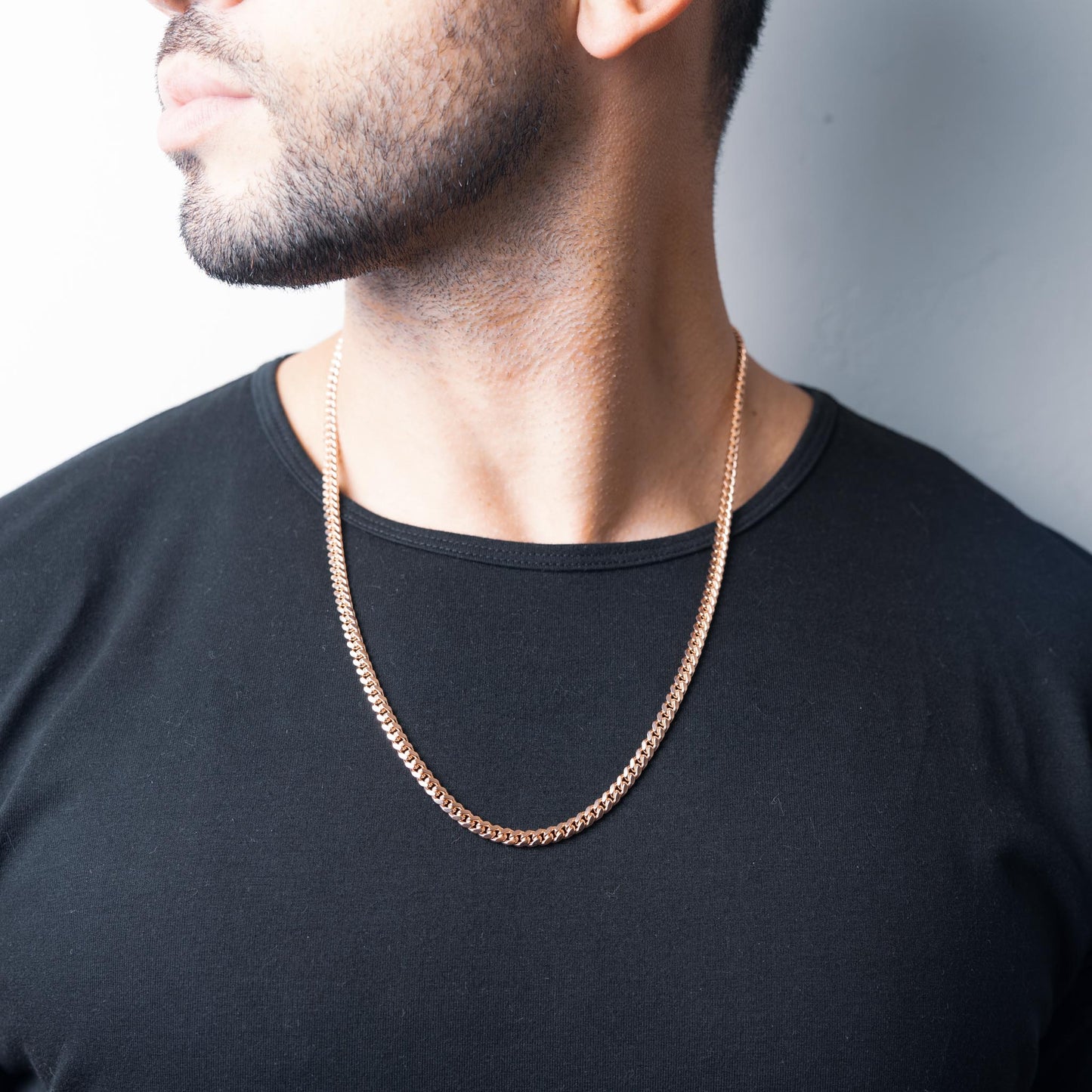 Rose Gold Miami Cuban Chain 5mm