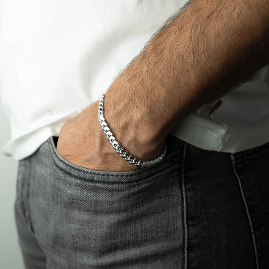 High Polish Miami Cuban Bracelet 7mm