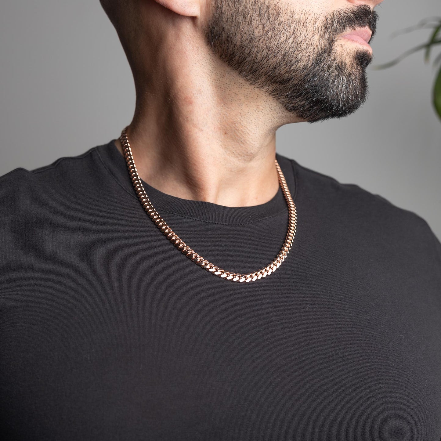 Rose Gold Miami Cuban Chain 7mm