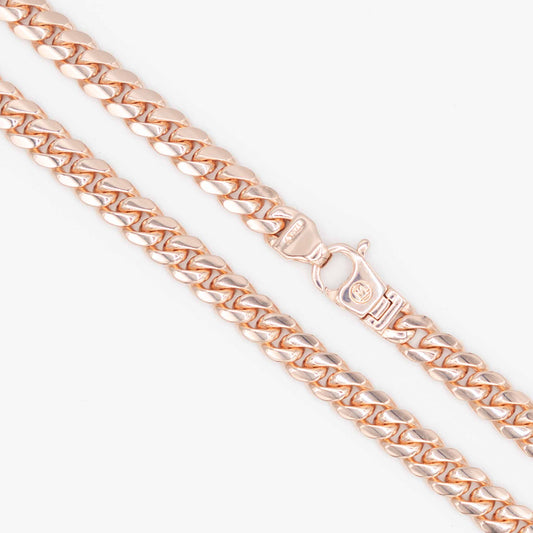 Rose Gold Miami Cuban Chain 7mm