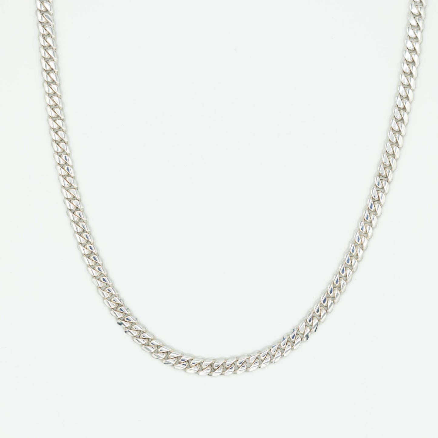 Pure Silver Miami Cuban Chain 8mm