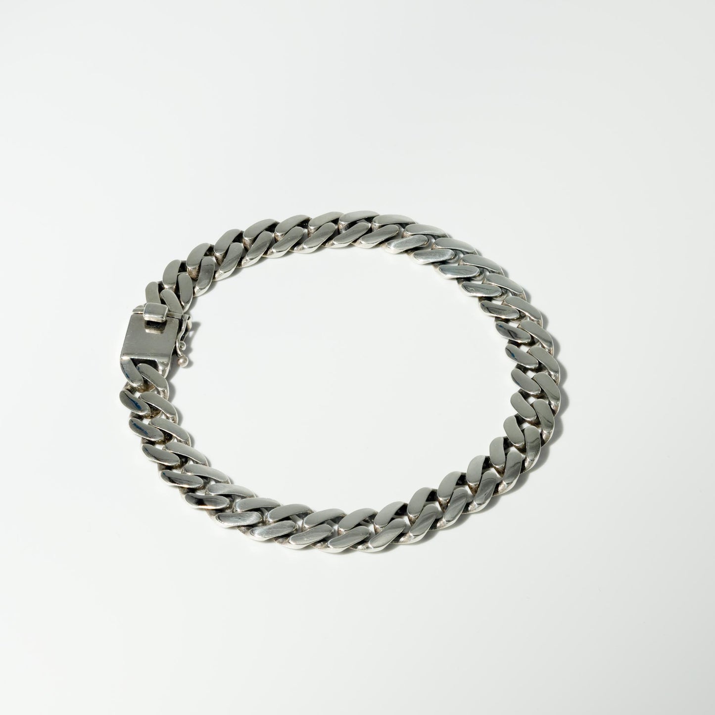 Handmade Silver Miami Cuban Bracelet 9mm