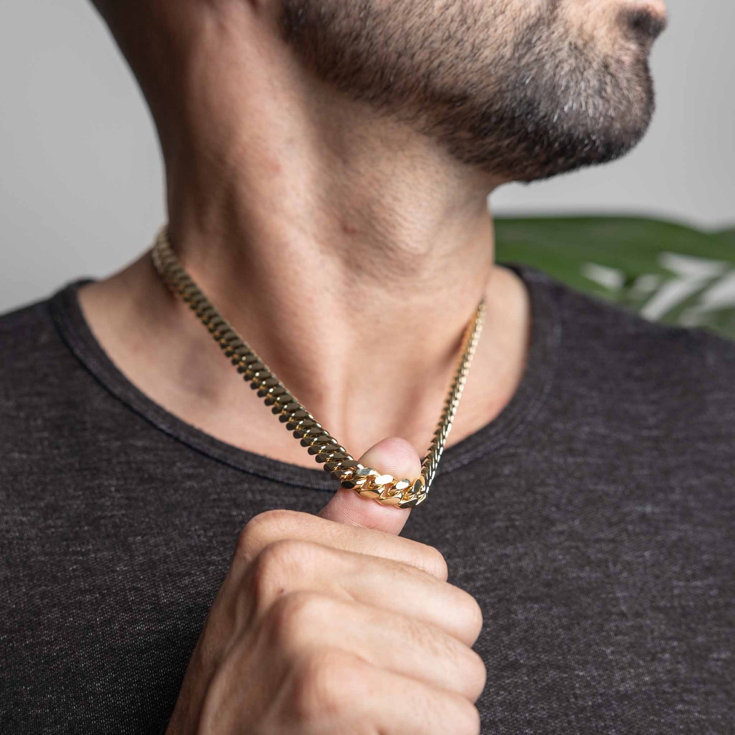 Solid Gold Miami Cuban Chain 9mm