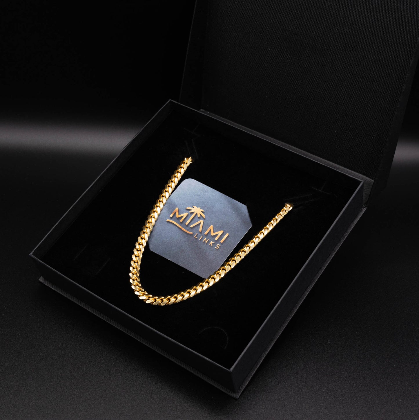 Gold Miami Cuban Chain 7mm