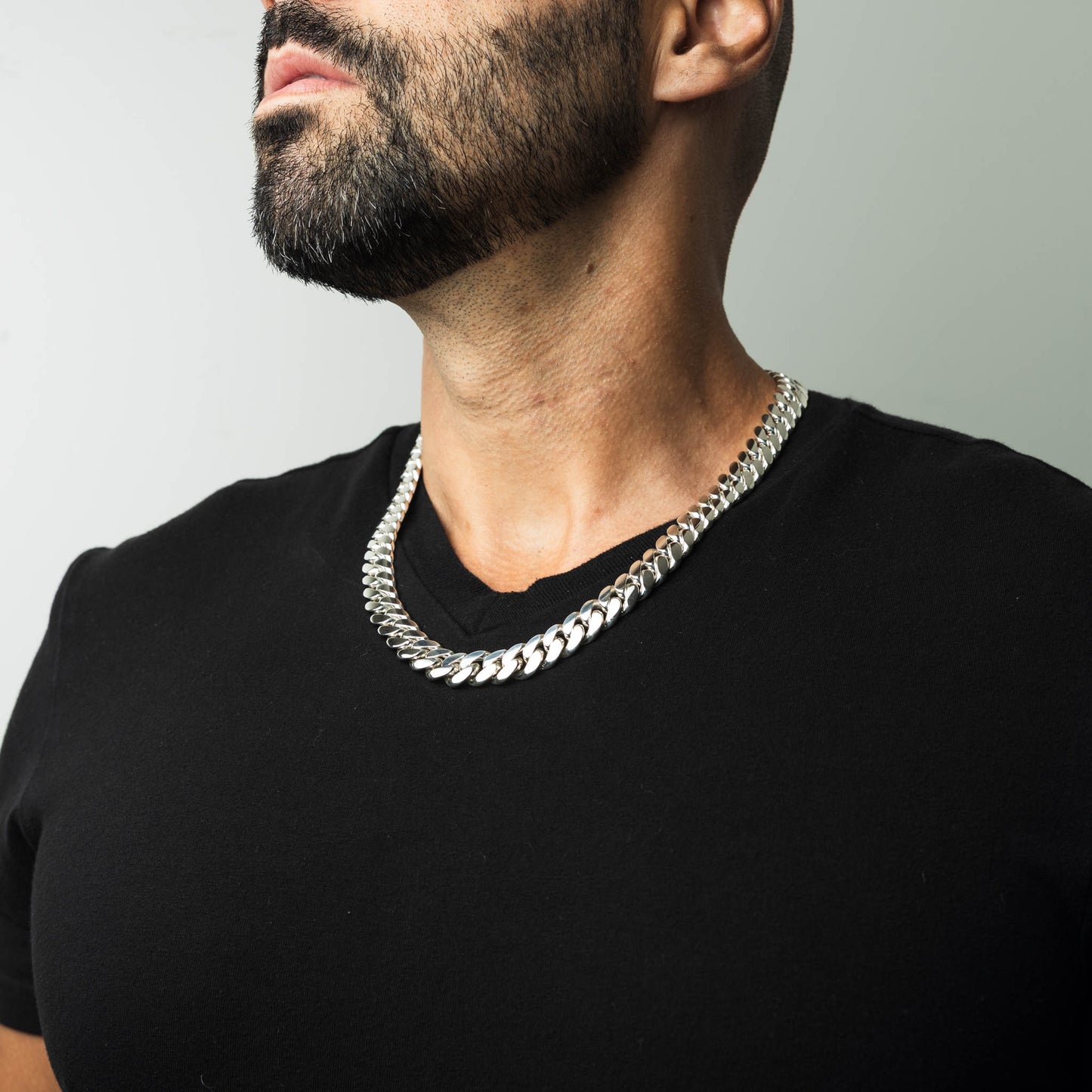 999 Handmade Silver Miami Cuban Chain 12mm