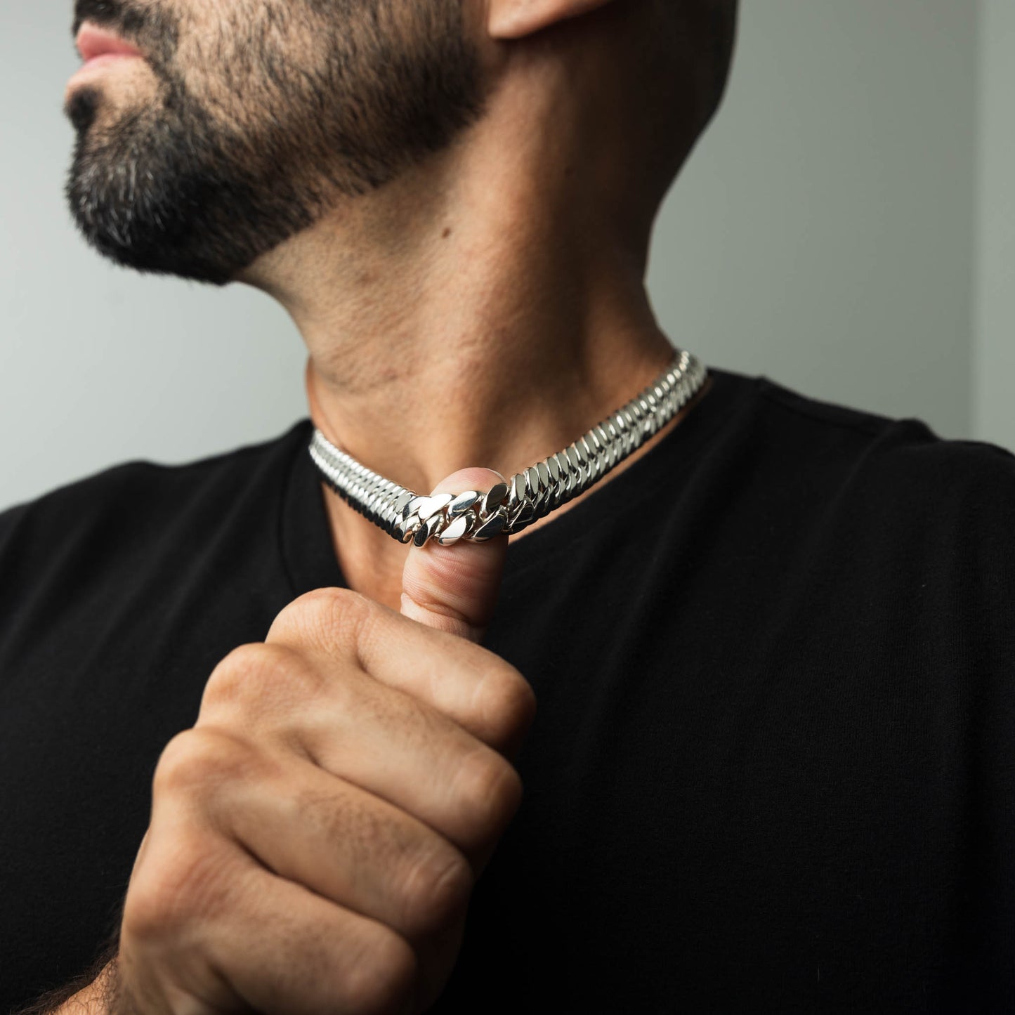 999 Handmade Silver Miami Cuban Chain 12mm