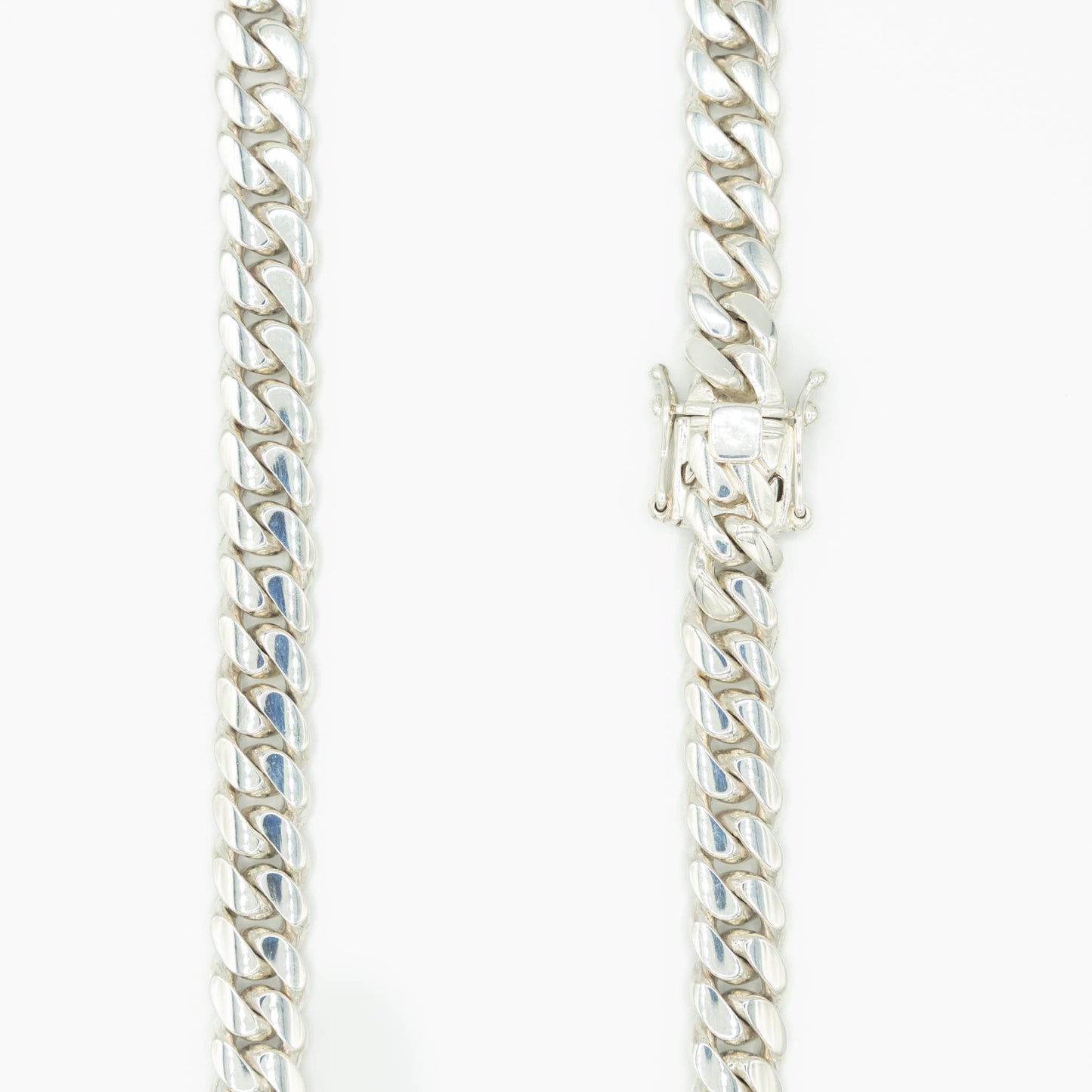 999 Handmade Silver Miami Cuban Chain 12mm