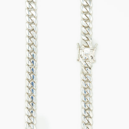 999 Handmade Silver Miami Cuban Chain 12mm