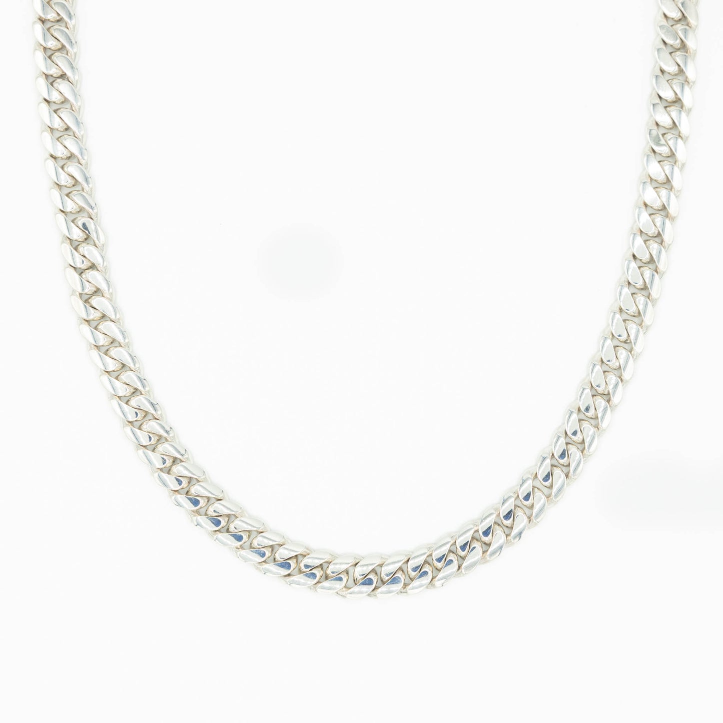 999 Handmade Silver Miami Cuban Chain 12mm