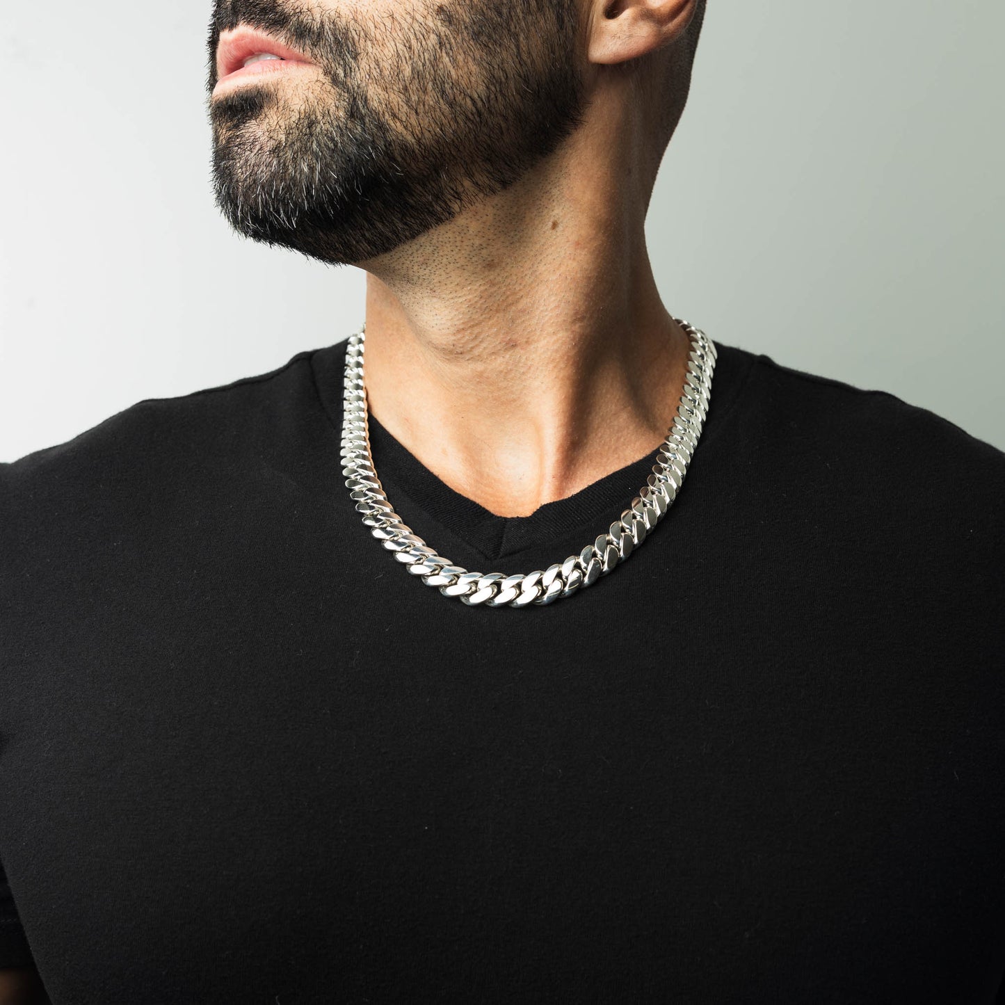 999 Handmade Silver Miami Cuban Chain 12mm