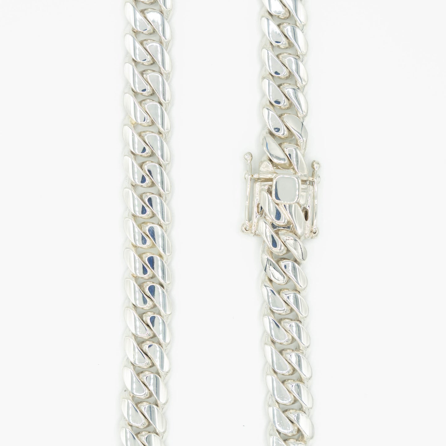 999 Handmade Silver Miami Cuban Chain 15mm