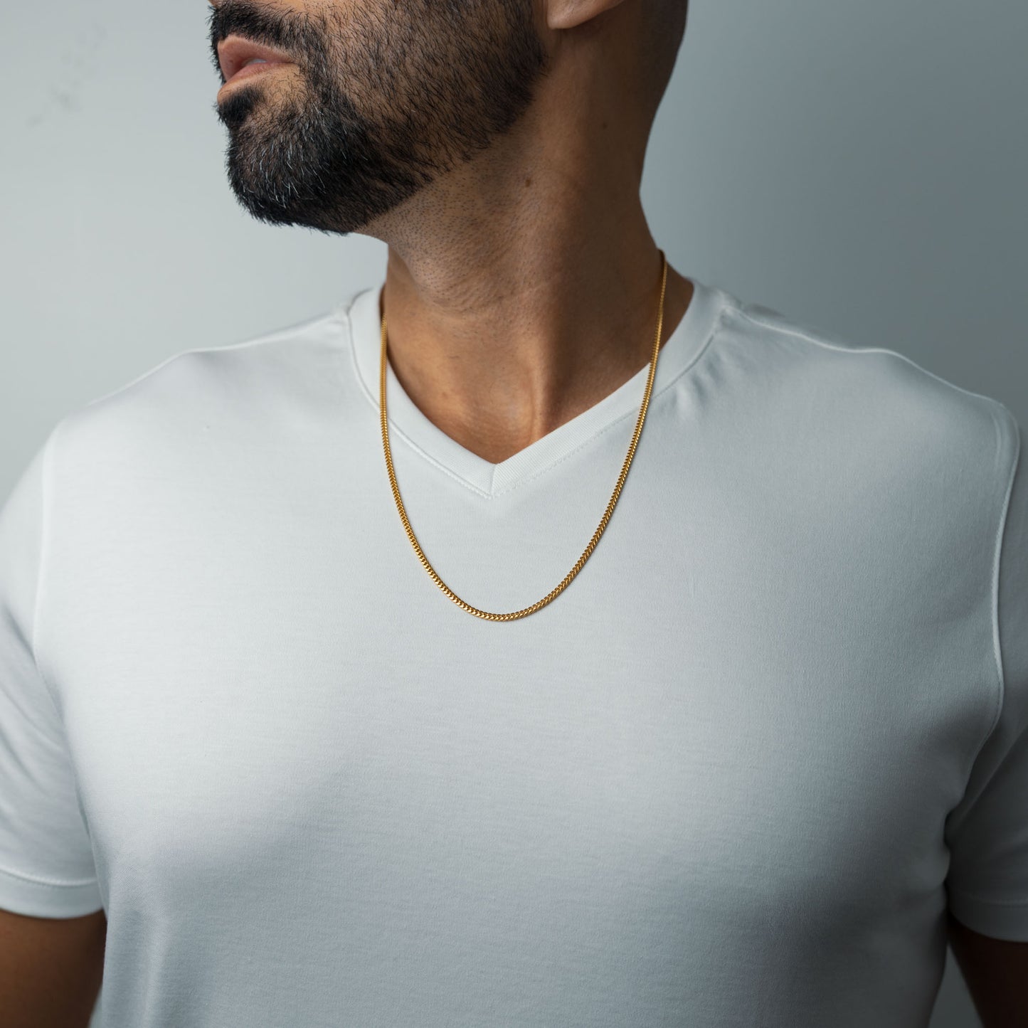 Gold Miami Cuban Chain 3.5mm - Made in the USA