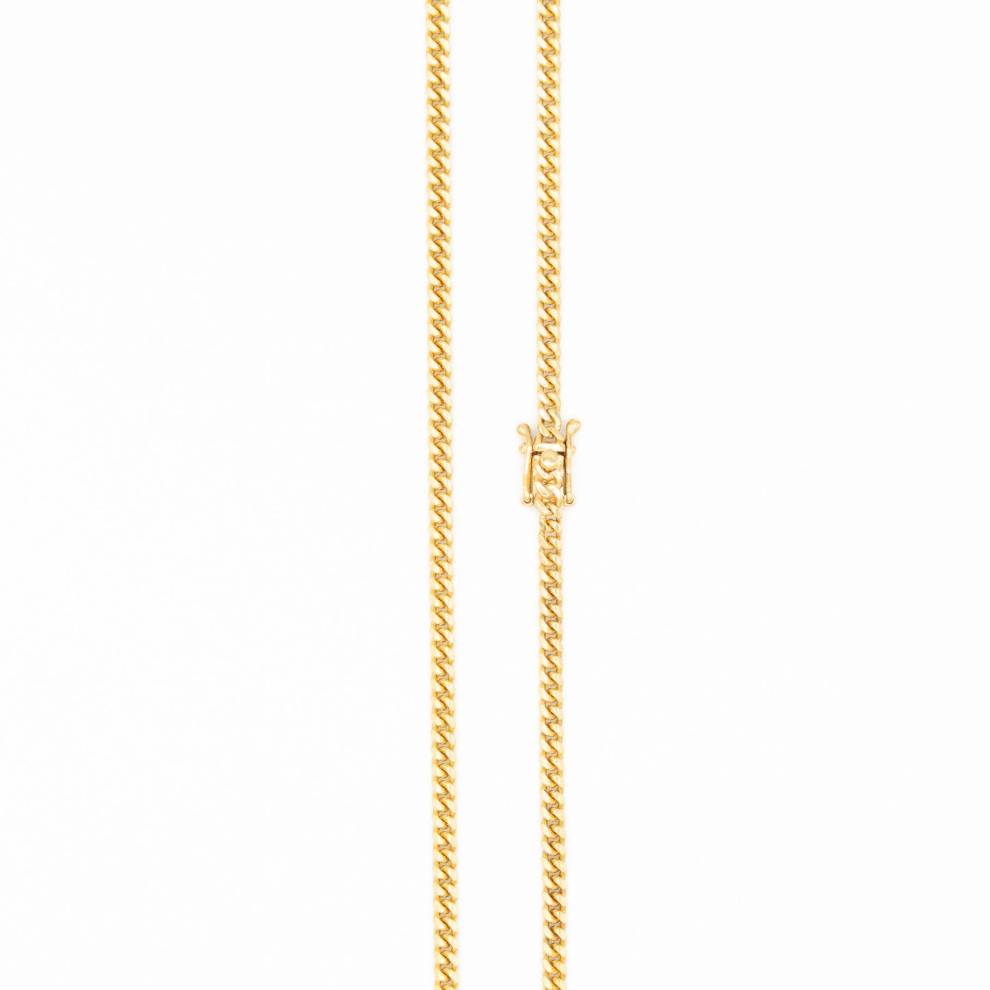Gold Miami Cuban Chain 3.5mm - Made in the USA
