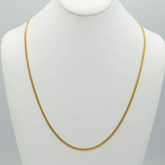 Gold Miami Cuban Chain 3.5mm - Made in the USA