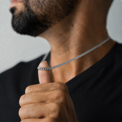 Silver Miami Cuban Chain 3.5mm