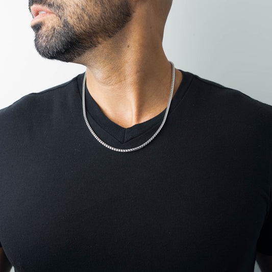 3mm Silver Franco Chain