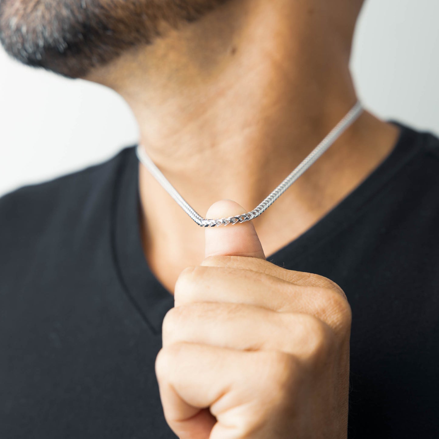 3mm Silver Franco Chain