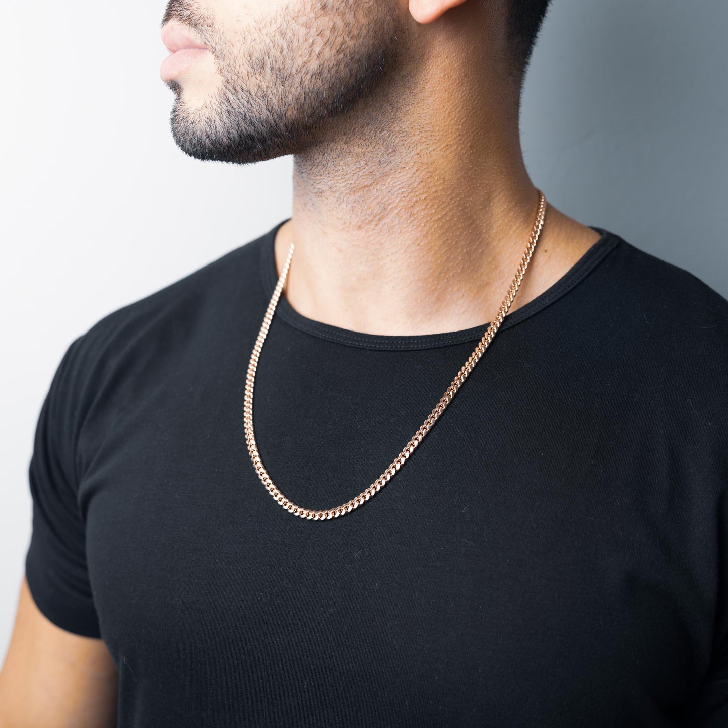 Rose Gold Miami Cuban Chain 5mm