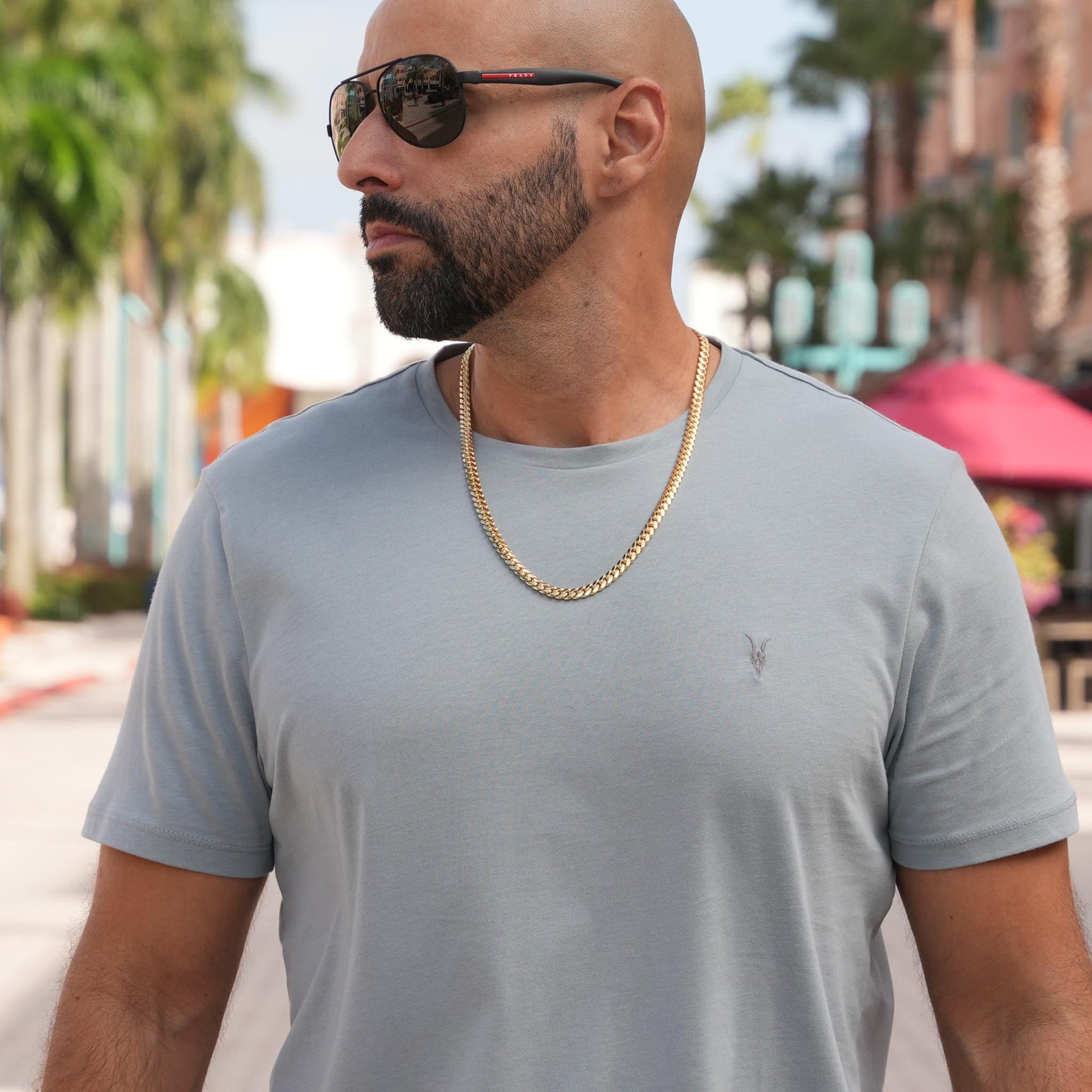 Solid Gold Miami Cuban Chain 7mm