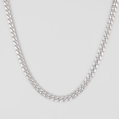 Silver Miami Cuban Chain 8mm