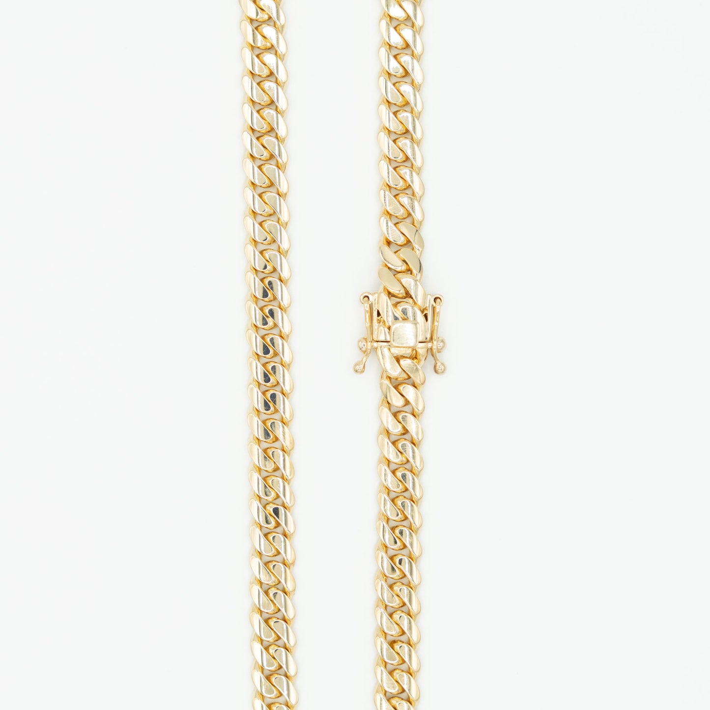 Solid Gold Miami Cuban Chain 9mm