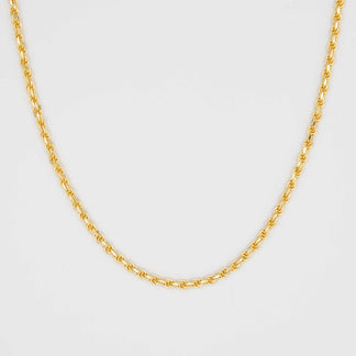 Gold Diamond Cut Rope Chain 5mm – Miami Links