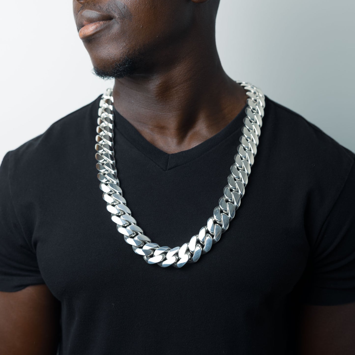 999 Handmade Silver Miami Cuban Kilo Chain 1000g