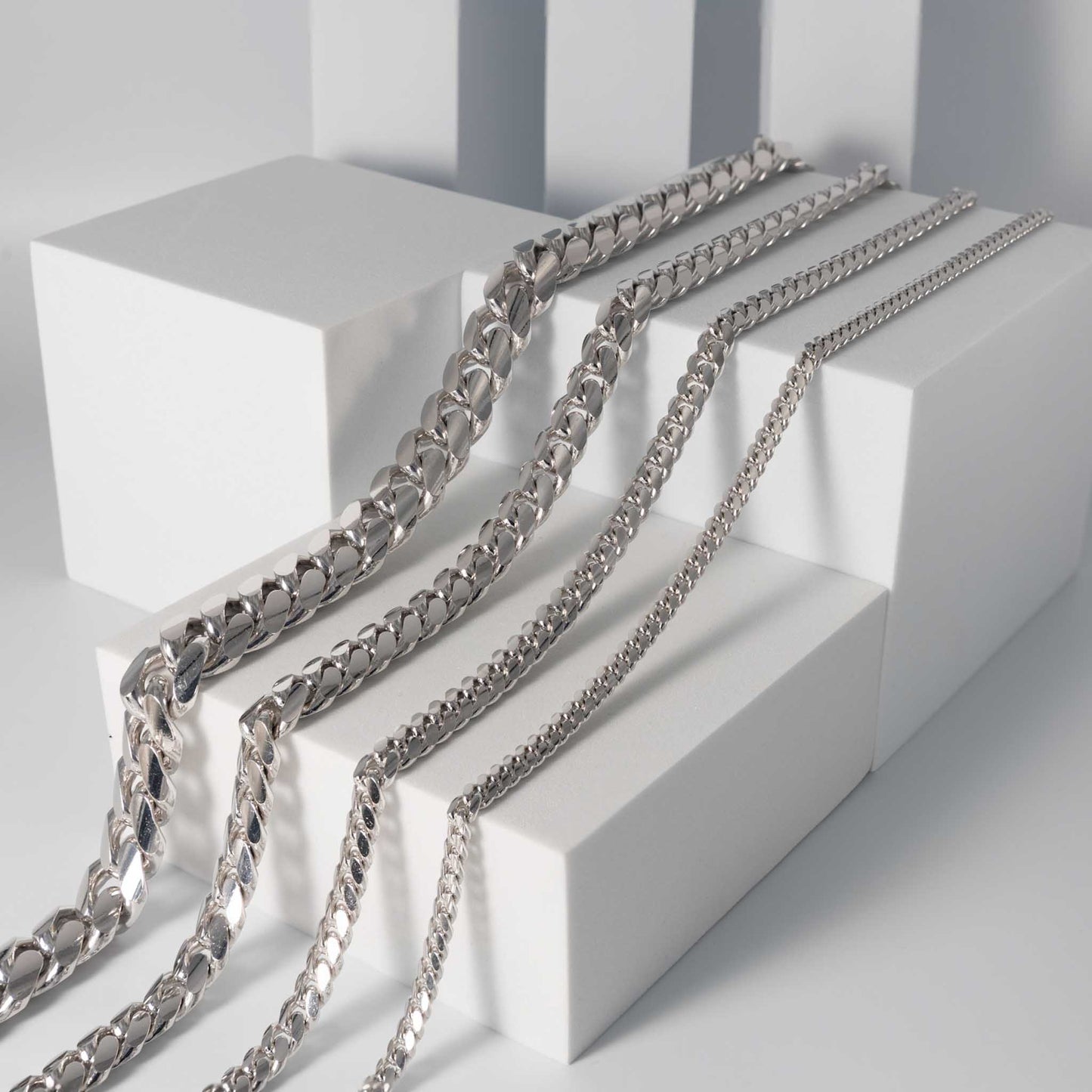 Silver Miami Cuban Chain 15mm