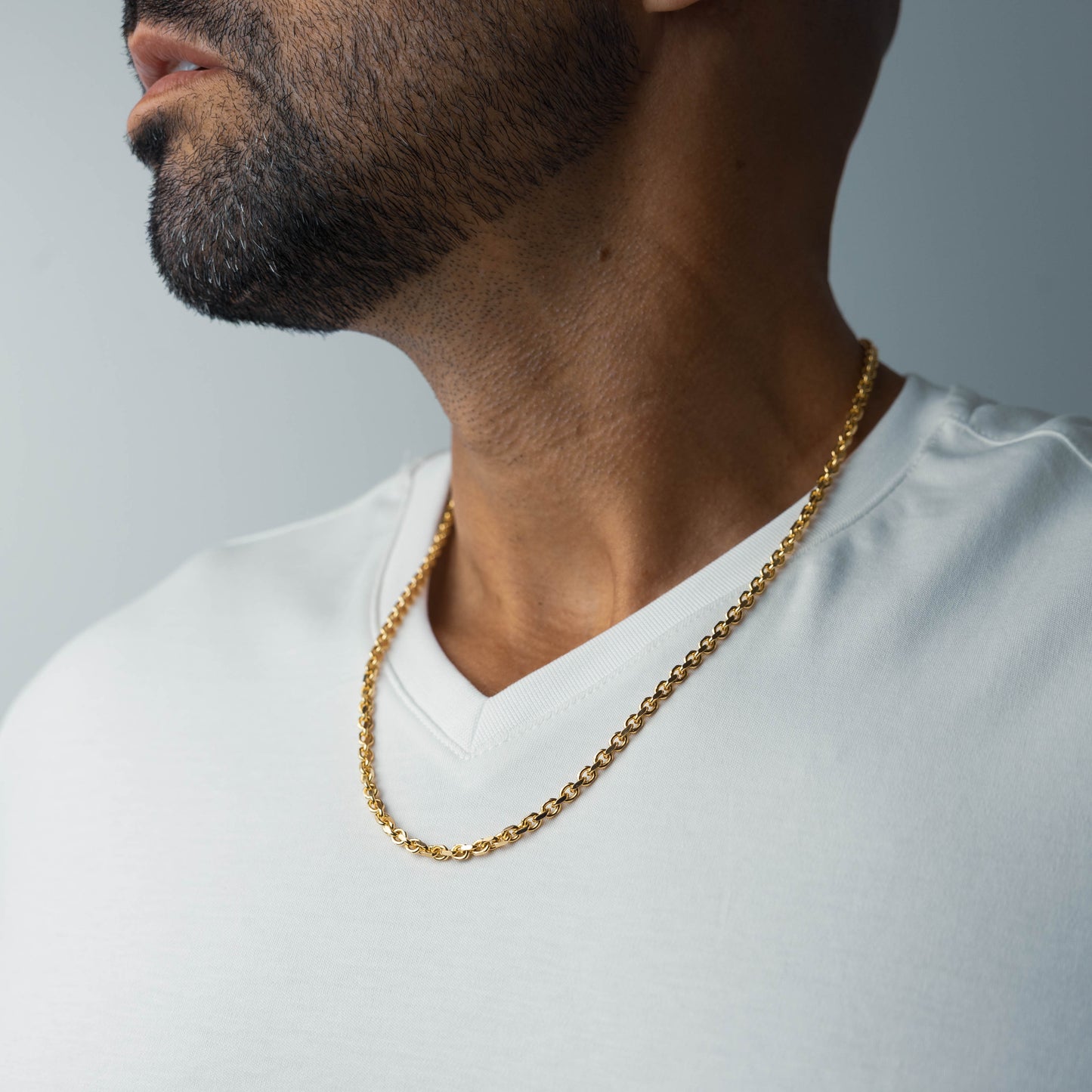Solid Gold Hermes Chain 4mm