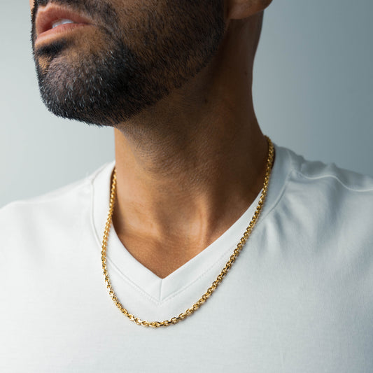 Solid Gold Hermes Chain 4mm