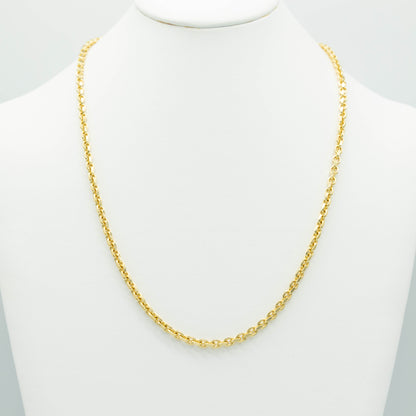 Solid Gold Hermes Chain 4mm
