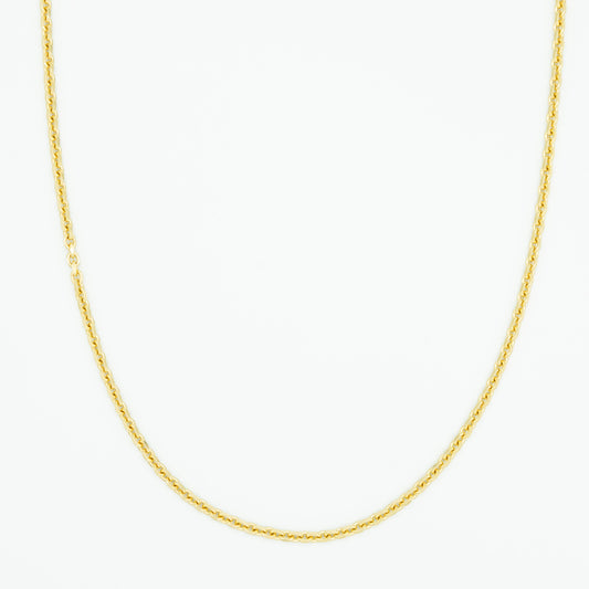 Solid Gold Hermes Chain 4mm