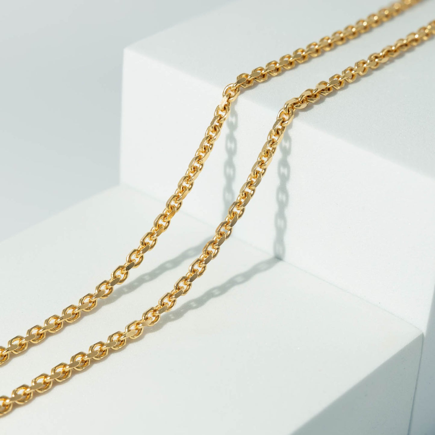 Solid Gold Hermes Chain 4mm