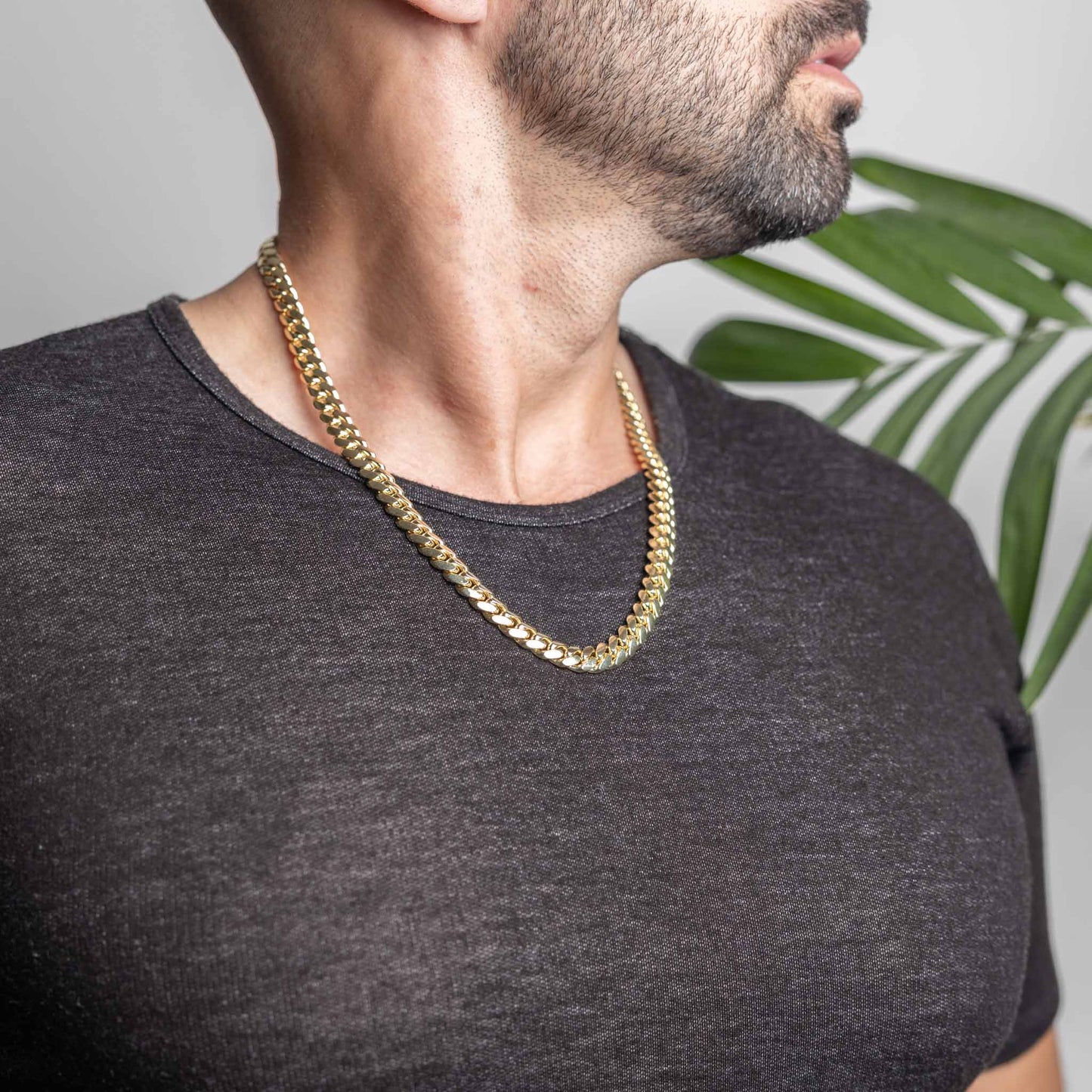 Solid Gold Miami Cuban Chain 9mm