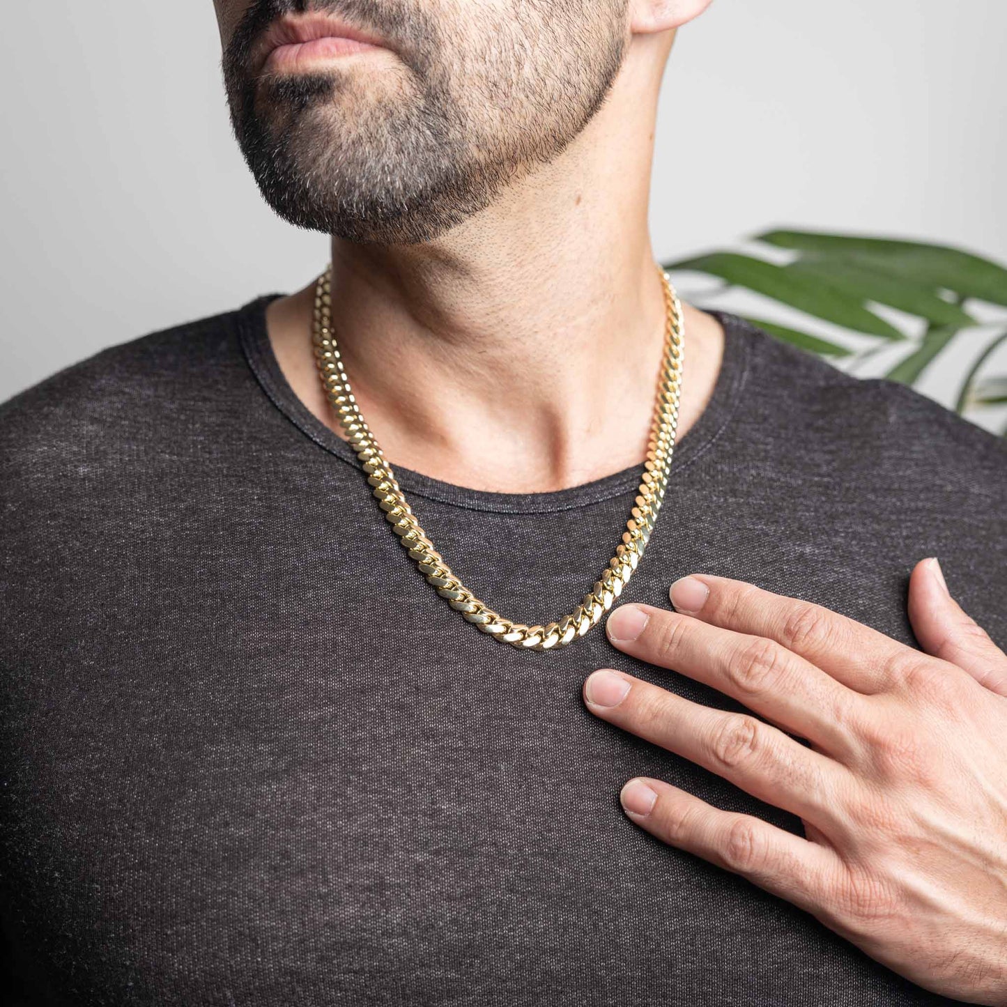 Solid Gold Miami Cuban Chain 9mm