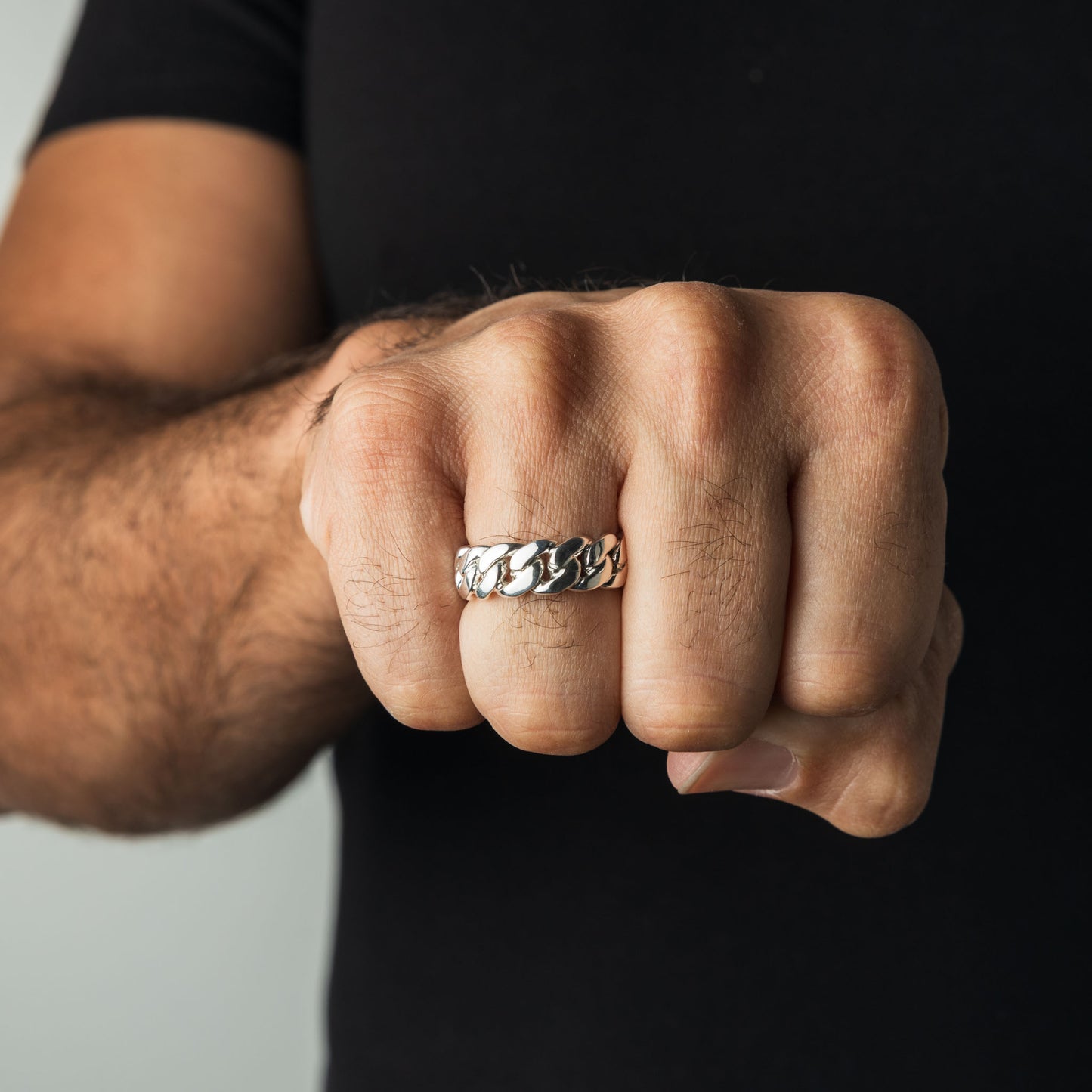 Handmade Miami Cuban Ring 8mm