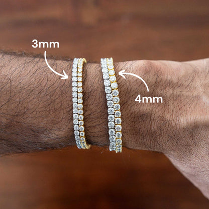 3mm Tennis Bracelet Moissanite
