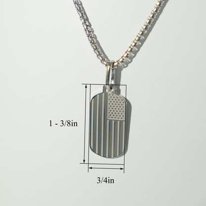 US Flag Pendant