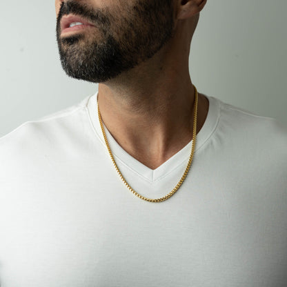 3mm Gold Franco Chain