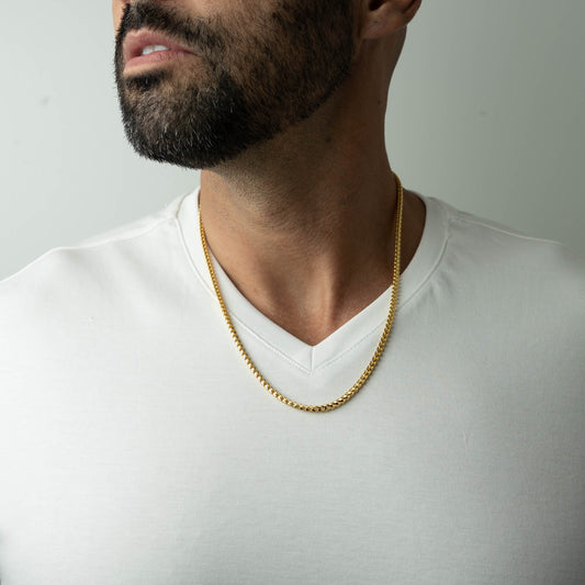 3mm Gold Franco Chain