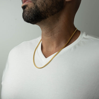 3mm Gold Franco Chain
