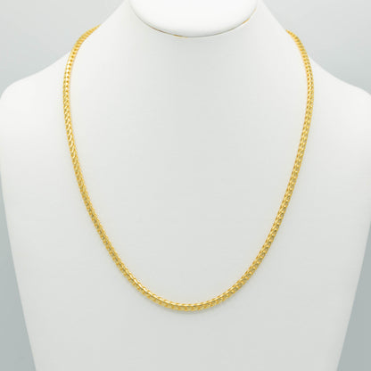 3mm Gold Franco Chain