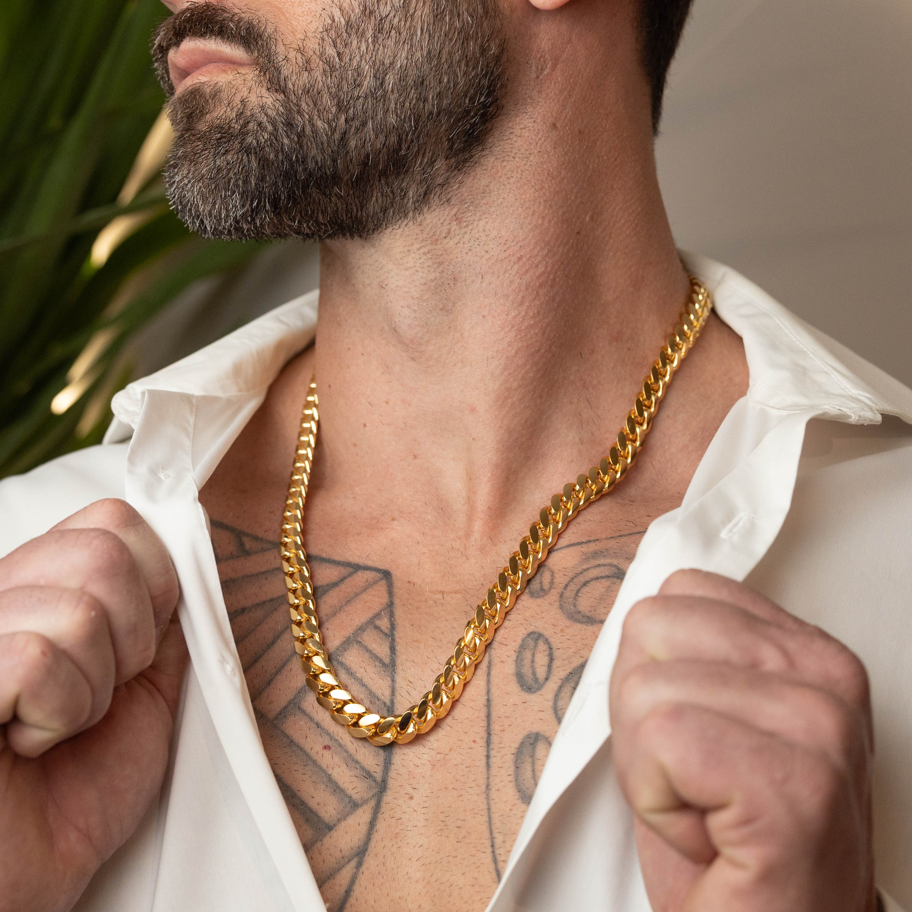 Gold Miami Cuban Chain 10mm Heavy – ML