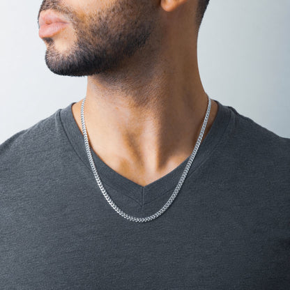 High Polish Silver Miami Cuban Chain 5mm
