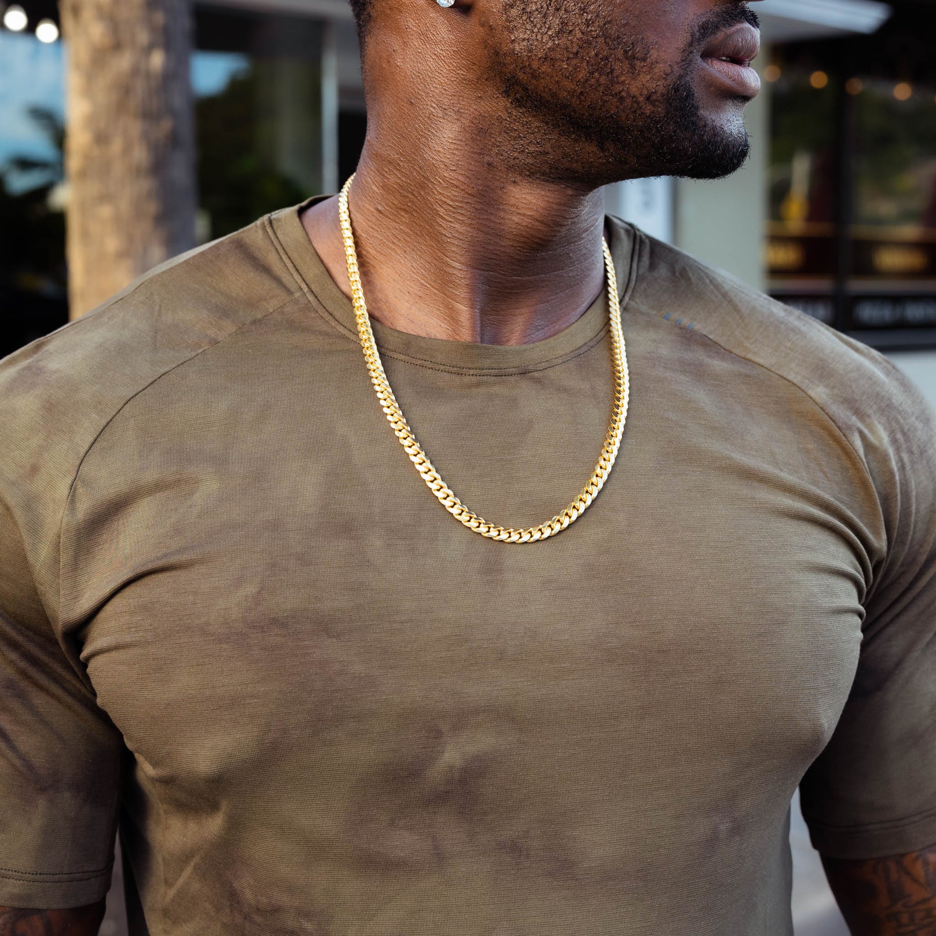 Gold Miami Cuban Chain 7mm – Miami Links